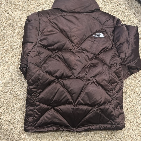 North Face Brown Women’s Coat 550 size small - Picture 5 of 5
